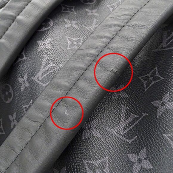 Louis Vuitton Bag Monogram Eclipse Rucksack Backpack Black - Picture 10 of 11